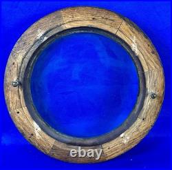 SETH THOMAS 14 In. PILOT / WARDROOM CLOCK RUNNING ORIGINAL OAK FINISH NICE