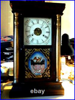 SETH THOMAS 1860's WEIGHT DRIVEN WALL CLOCK