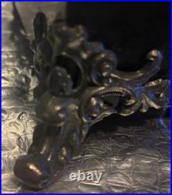 SETH THOMAS 1880 ANTIQUE MANTLE CLOCK, High Detail Cosmetic, 4 Pillar, Gold Lions