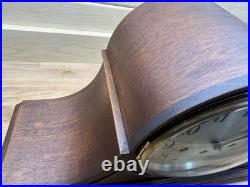 SETH THOMAS ANTIQUE WESTMINSTER CHIME MANTEL CLOCK NO 74 nicely restored 1921