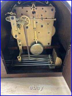 SETH THOMAS ANTIQUE WESTMINSTER CHIME MANTEL CLOCK NO 74 nicely restored 1921