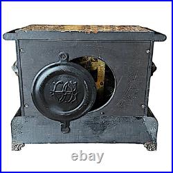 SETH THOMAS Antique 1880 Faux Marble Mantel Clock 13.5x 10.5x 6 Time & Strike