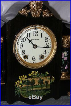 SETH THOMAS Mantel Antique Clock c/1899 Model MEXICO Totally RESTORED