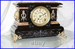 SETH THOMAS Mantel Antique Clock c/1906 Model- IDEAL- Totally RESTORED