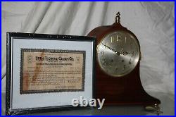 SETH THOMAS Mantel Antique Clock c/1921 FRONTENAC Rare Model Totally Restored