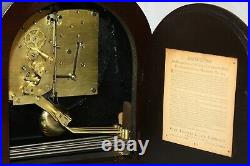 SETH THOMAS Mantel Antique Clock c/1929 Model OXFORD Mahogany -Totally Restored