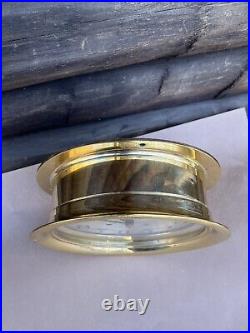 SETH THOMAS SHIPS CLOCK Large 10 1/4 Diameter 30 Day SETH THOMAS SHIPS CLOCK Large 10 1/4 Diameter 30 Day