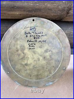 SETH THOMAS SHIPS CLOCK Large 10 1/4 Diameter 30 Day SETH THOMAS SHIPS CLOCK Large 10 1/4 Diameter 30 Day