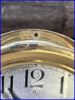 SETH THOMAS SHIPS CLOCK Large 10 1/4 Diameter 30 Day SETH THOMAS SHIPS CLOCK Large 10 1/4 Diameter 30 Day