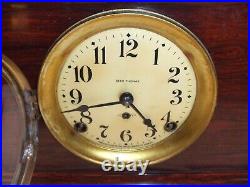 SETH THOMAS SONORA 2 bell ding dong strike mantle clock running excellent last 1