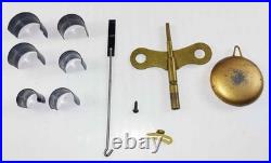 SETH THOMAS SONORA CHIME BEEHIVE MANTLE CLOCK 4 RODS MAYLAND CIRCA 1920 With KEY