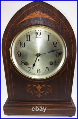 SETH THOMAS SONORA CHIME BEEHIVE MANTLE CLOCK 4 RODS MAYLAND CIRCA 1920 With KEY