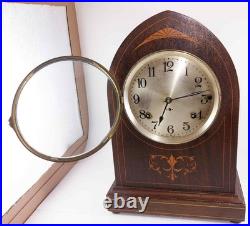 SETH THOMAS SONORA CHIME BEEHIVE MANTLE CLOCK 4 RODS MAYLAND CIRCA 1920 With KEY