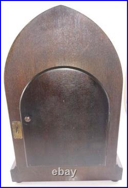 SETH THOMAS SONORA CHIME BEEHIVE MANTLE CLOCK 4 RODS MAYLAND CIRCA 1920 With KEY