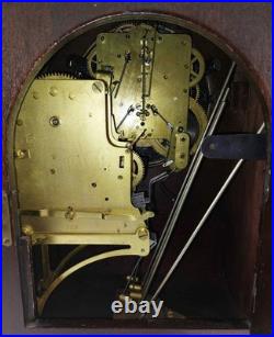 SETH THOMAS SONORA CHIME BEEHIVE MANTLE CLOCK 4 RODS MAYLAND CIRCA 1920 With KEY