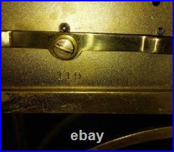 SETH THOMAS SONORA CHIME BEEHIVE MANTLE CLOCK 4 RODS MAYLAND CIRCA 1920 With KEY