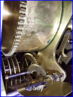 SETH THOMAS SONORA CHIME BEEHIVE MANTLE CLOCK 4 RODS MAYLAND CIRCA 1920 With KEY