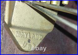 SETH THOMAS SONORA CHIME BEEHIVE MANTLE CLOCK 4 RODS MAYLAND CIRCA 1920 With KEY