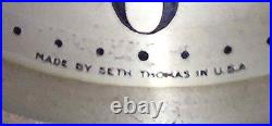SETH THOMAS SONORA CHIME BEEHIVE MANTLE CLOCK 4 RODS MAYLAND CIRCA 1920 With KEY