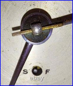 SETH THOMAS SONORA CHIME BEEHIVE MANTLE CLOCK 4 RODS MAYLAND CIRCA 1920 With KEY