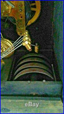 SETH THOMAS Sonora Chime Clock 4 bells, Antique, Adamantine
