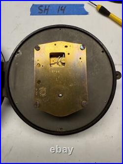 SH14Antique Seth Thomas Us Navy Maritime Commission Marine Ships Bakelite Clock