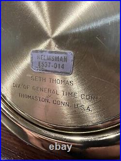 S. S. Onondaga Shipwreck Salvage B. Mason Art Helmsman Seth Thomas Clock E537-014