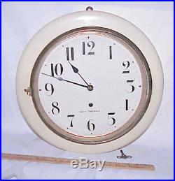 Scarce Antique Seth Thomas Arctic Gallery Wall Clock Made In Usa, Time Only