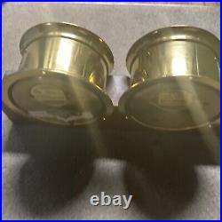 Seth Thomas 1004 Corsair-w E537-000 Clock & Barometer E537-010 With Key &Wood Base