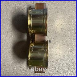 Seth Thomas 1004 Corsair-w E537-000 Clock & Barometer E537-010 With Key &Wood Base