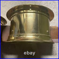 Seth Thomas 1004 Corsair-w E537-000 Clock & Barometer E537-010 With Key &Wood Base