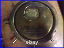 Seth Thomas 1008 ship wheel brass helmsman-W clock