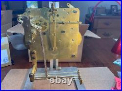Seth Thomas 113 Chime Clock Movement for parts or restoration plus hands and key