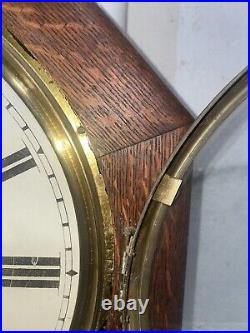 Seth Thomas 12 Antique Drop Octagon Wall Clock, 8 Day Movement'WORKS