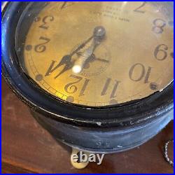 Seth Thomas 1941 WW2 US Navy mark 1 deck clock Bakelite With Back plate