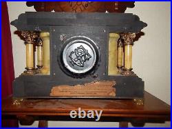 Seth Thomas 4 Pillar Antique Clock Works