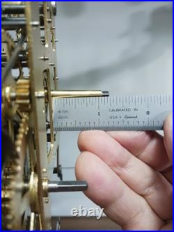 Seth Thomas 89 High Strike Tambour Clock Movement, Rebuilt/serviced