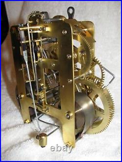 Seth Thomas 89al Clock Movement, Repaired & Serviced With New Mainsprings