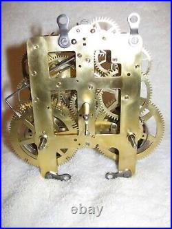 Seth Thomas 89al Clock Movement, Repaired & Serviced With New Mainsprings