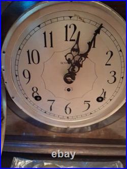 Seth Thomas 8 Day Mantle Clock Mechanical Movement Works Serviced. Beautiful