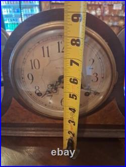 Seth Thomas 8 Day Mantle Clock Mechanical Movement Works Serviced. Beautiful