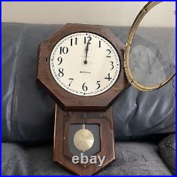 Seth Thomas 8 Day School House Wall Clock