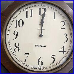 Seth Thomas 8 Day School House Wall Clock