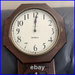 Seth Thomas 8 Day School House Wall Clock