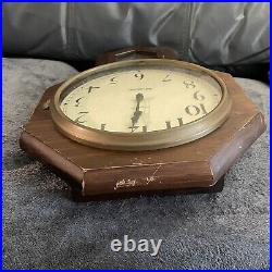 Seth Thomas 8 Day School House Wall Clock