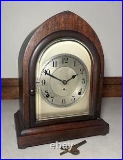 Seth Thomas 8 Day Time Strike Beehive Tombstone Gothic Shelf Table Mantel Clock Seth Thomas 8 Day Time Strike Beehive Tombstone Gothic Shelf Table Mantel Clock