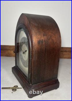 Seth Thomas 8 Day Time Strike Beehive Tombstone Gothic Shelf Table Mantel Clock Seth Thomas 8 Day Time Strike Beehive Tombstone Gothic Shelf Table Mantel Clock