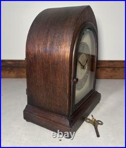 Seth Thomas 8 Day Time Strike Beehive Tombstone Gothic Shelf Table Mantel Clock Seth Thomas 8 Day Time Strike Beehive Tombstone Gothic Shelf Table Mantel Clock