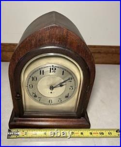 Seth Thomas 8 Day Time Strike Beehive Tombstone Gothic Shelf Table Mantel Clock Seth Thomas 8 Day Time Strike Beehive Tombstone Gothic Shelf Table Mantel Clock