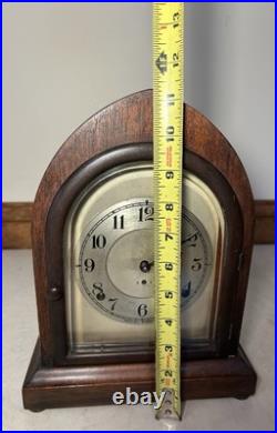 Seth Thomas 8 Day Time Strike Beehive Tombstone Gothic Shelf Table Mantel Clock Seth Thomas 8 Day Time Strike Beehive Tombstone Gothic Shelf Table Mantel Clock
